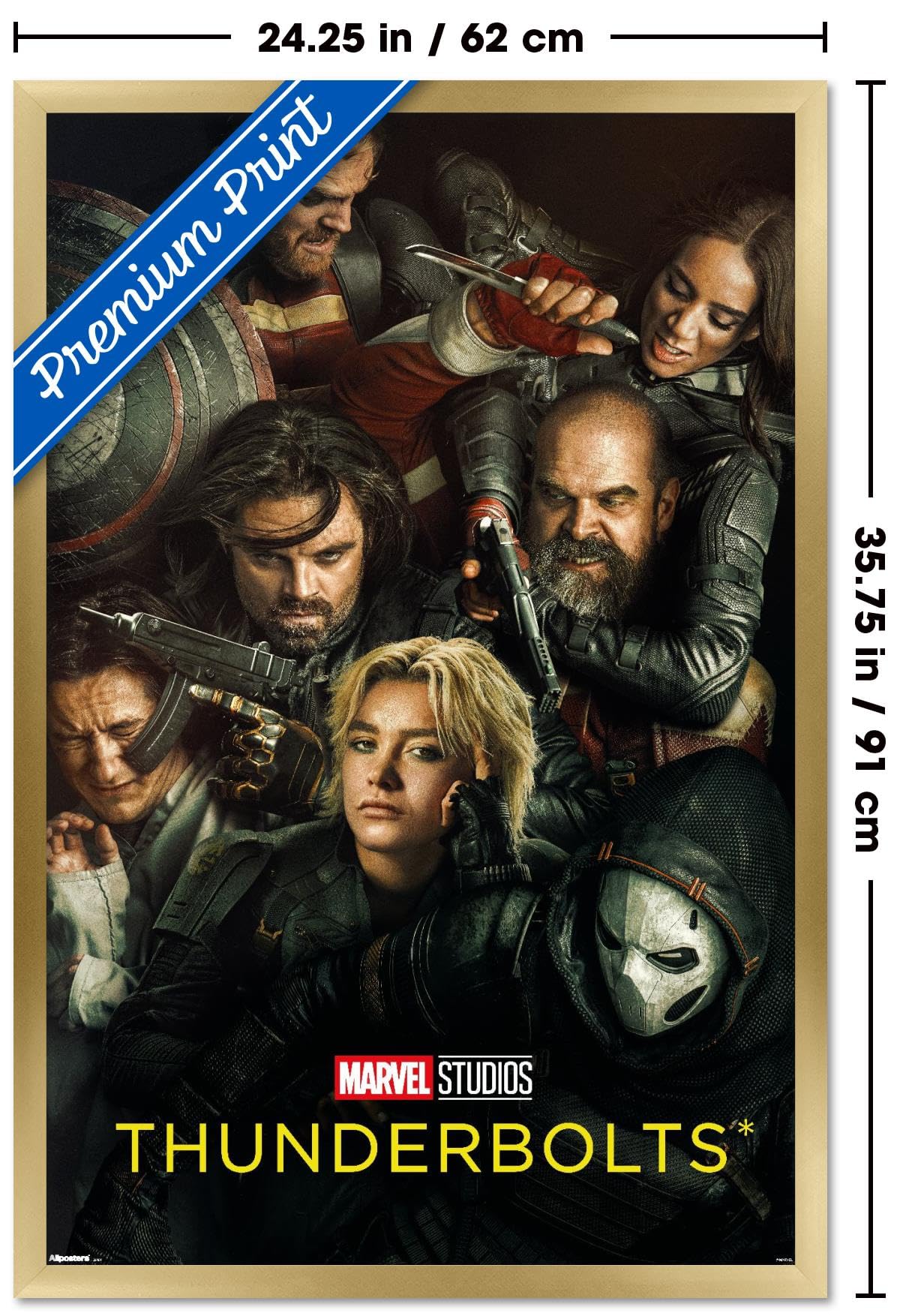 Amazon.com: Marvel Thunderbolts (2025) - Teaser One Sheet Wall